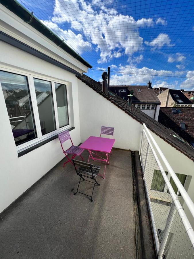 City Center Rooftop Studio With Oldtown View Basel Bagian luar foto