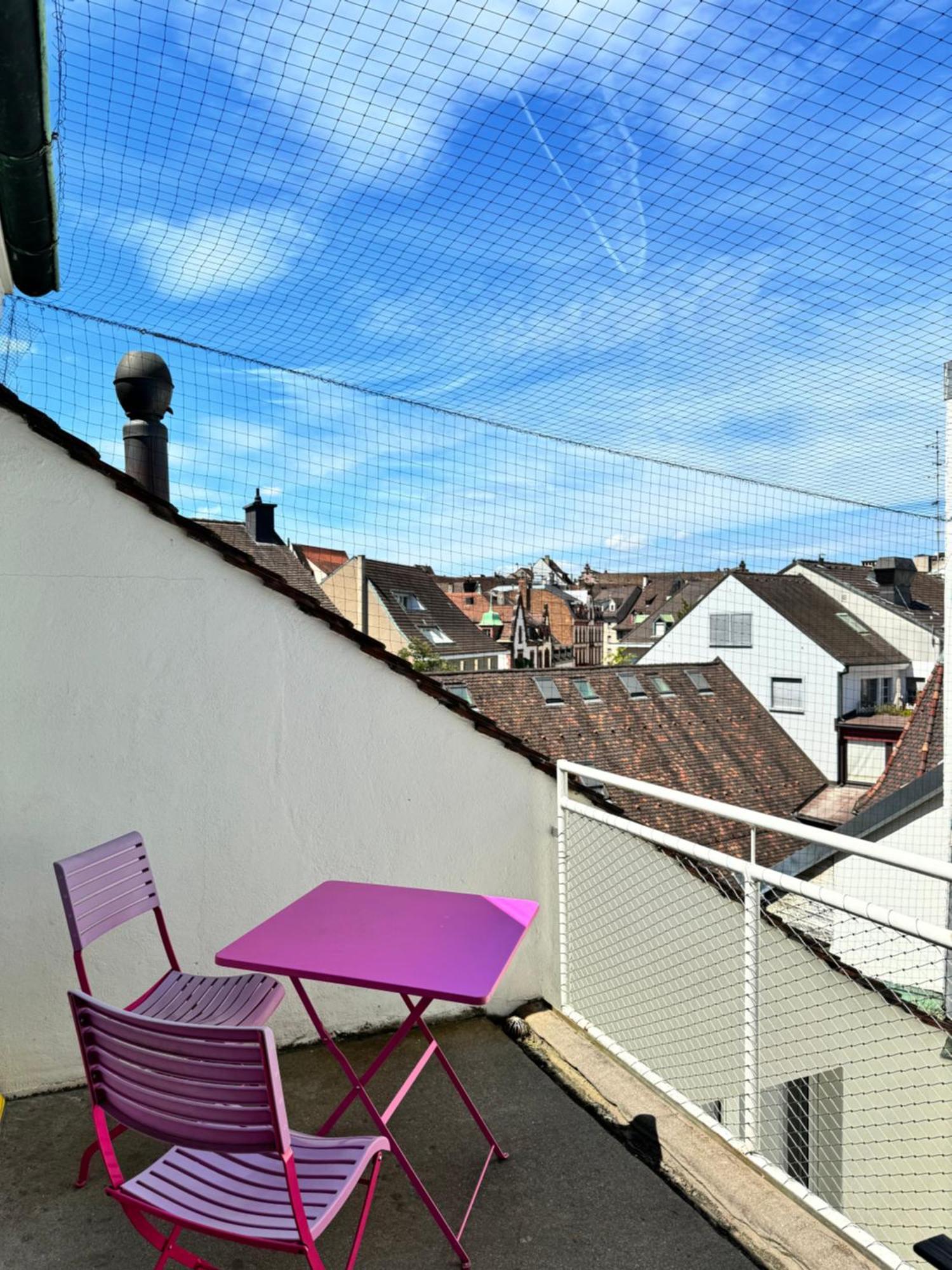 City Center Rooftop Studio With Oldtown View Basel Bagian luar foto